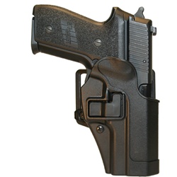 BLACKHAWK&reg; CQC&trade; SERPA&reg; MATTE BLACK HOLSTER FOR SIG 228/229/250DC (RIGHT-HANDED)