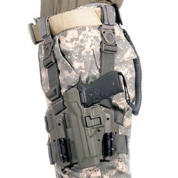 BLACKHAWK LEVEL 2 TACTICAL SERPA HOLSTER, BERETTA 92/96, LEFT-HANDED, FOLIAGE GREEN