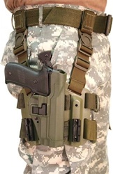 BLACKHAWK LEVEL 2 TACTICAL SERPA HOLSTER, SIG 220/225/226/228/229, RIGHT-HANDED, OD GREEN