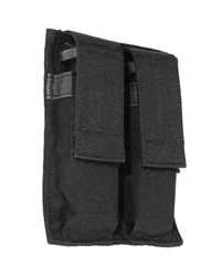 BLACKHAWK HOOK-BACK DOUBLE MAGAZINE POUCH, BLACK