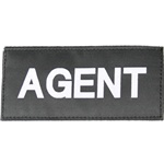 AGENT PATCH (WHITE ON BLACK)