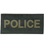 POLICE PATCH (OD GREEN ON BLACK)