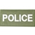 POLICE PATCH (WHITE ON OD GREEN)