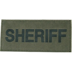 SHERIFF PATCH (BLACK ON OD GREEN)