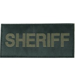 SHERIFF PATCH (OD GREEN ON BLACK)