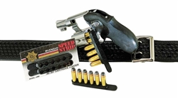 Bianchi Revolver Speed Strips, Holds 6, .38 / .357, Black, 2-Pack
