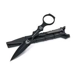 BENCHMADE MODEL 176BK SOCP DAGGER, BLACK SHEATH