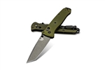 BENCHMADE MODEL 537GY-1 BAILOUT, ANODIZED ALUMINUM HANDLES