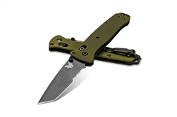 BENCHMADE MODEL 537SGY-1 BAILOUT, ANODIZED ALUMINUM HANDLES