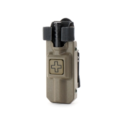 RIGID TQ Case for CAT, Cross Front, RANGER GREEN,  MOLLE (Malice Clip) (TOURNIQUET NOT INCLUDED)