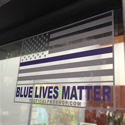 BLUE LIVES MATTER, Tactical Pro Shop Custom Sticker (Pack of 10)