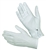 HATCH WHITE COTTON PARADE GLOVES W/ SNAP BACK, MEDIUM