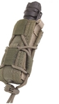 HSGI MOLLE MOUNTED PISTOL TACO, UNIVERSAL SINGLE, SMOKE GREEN