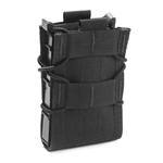 HSGI SINGLE RIFLE TACO POUCH MOLLE, BLACK