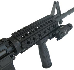 ALUMINUM TACTICAL FOREGRIP W/ STORAGE CAVITY & RAIL