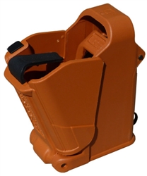 UPLULA UNIVERSAL PISTOL MAGAZINE LOADER & UNLOADER, ORANGE BROWN