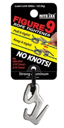 NITE IZE FIGURE 9 SMALL, SILVER