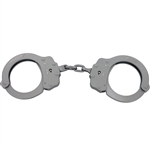 Peerless, 730C Superlite Aluminum, Gray Handcuffs