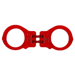 Peerless, 850C Hinged Handcuff, Red