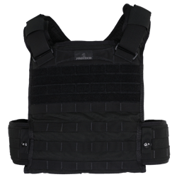 Protech Tactical Plate Carrier, Black, XLarge (Up to 62" torso)