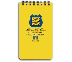 RITE IN THE RAIN ALL WEATHER FIELD INTERVIEW NOTEBOOK