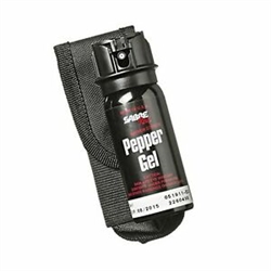 Sabre Pepper Spray Flip Top, 1.8oz, Red Pepper & UV Dye, Black