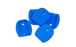 TANGO DOWN BASE PAD BLACK VICKERS TACTICAL GLOCK TACTICAL MAGAZINE FLOOR PLATES FOR .45, 40s&w, 357sig, 45GAP, BLUE