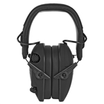 Walker's, Razor, Electronic Earmuff, Black, 1 Pair, Includes (2) Morale Patches