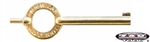 Zak Tool Model 50 Standard Issue Handcuff Key, Nickel