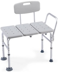 Bath tub transfer bench with back from Invacare 98071
