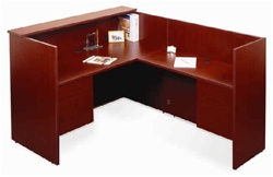 NEW Laminate Reception Desk w/ Return