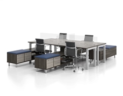 New Candex Benching System with Credenza