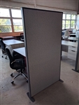 NEW Free standing Fabric panel divider.