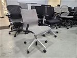 Herman Miller Setu Silver Mesh Chair