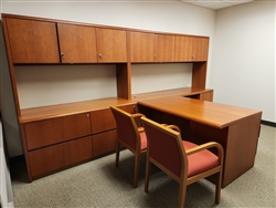 WOOD CHERRY OFFICE SUITE
