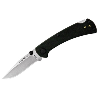 Buck Knives - 112 Slim Pro TRX Folding Knife - Black - 0112BKS3-B
