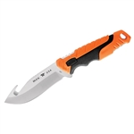 Buck Knives - Pursuit Pro Large Fixed Knife w/ Guthook - Orange Handle - 0657ORG-B