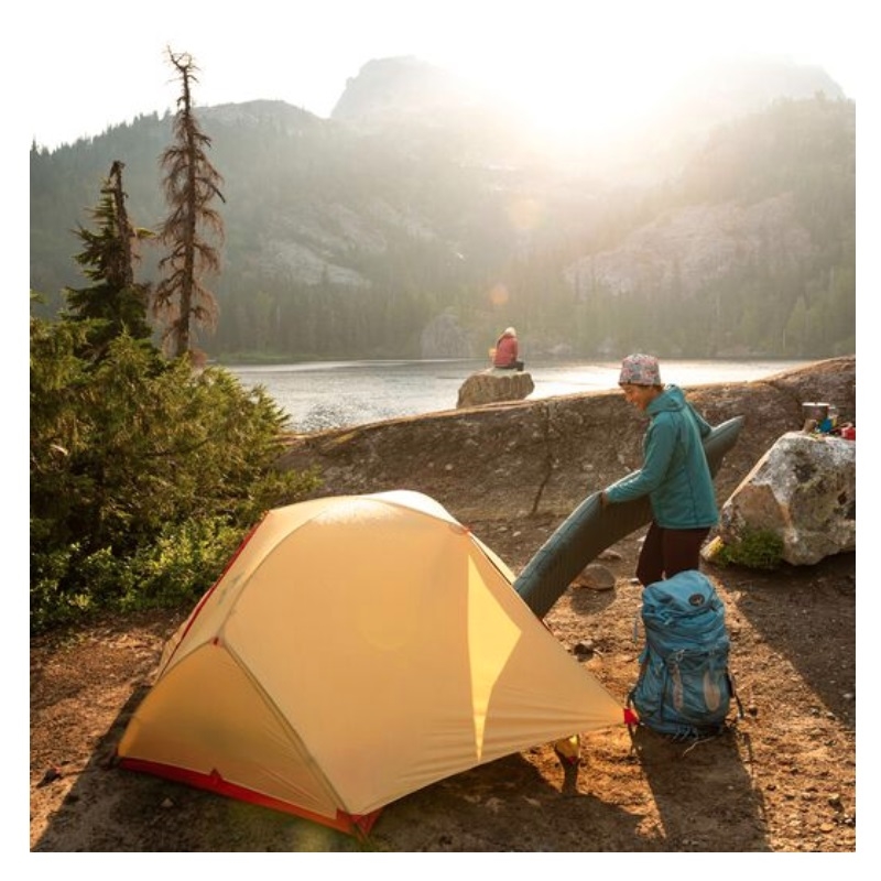 MSR Hubba Hubba 2-Person Backpacking Tent V9 - Sahara - 11506