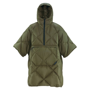 Therm-A-Rest Honcho Poncho Down Camp Blanket - Dark Olive - 11604