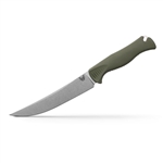 Benchmade - Meatcrafter 6" Blade - Olive Santoprene Handle - 15500-04