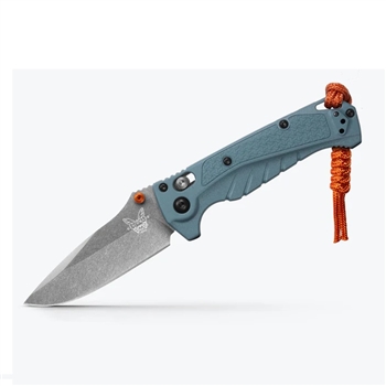 Benchmade - Mini Adira - Depth Blue Grivory Handle - Folder - 18065