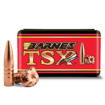 Barnes - 25 Cal (.257) Projectiles - 115 gr. - TSX Flat Base - 50 CT - 30224
