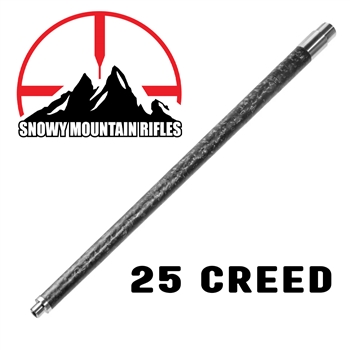 Snowy Mountain Rifles B.E.A.R. Carbon Pre-Fit Rifle Barrel for SMR Actions - 25 Creedmoor - 1:7.5 - 22" - Sendero Contour