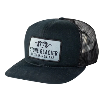 Stone Glacier - SG Montana Patch Foamy Hat - Black - 60029-BK-OSFM
