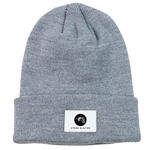 Stone Glacier - Circle Ram Tall Cuff Beanie - Heather Grey - 60075-HG-OSFM