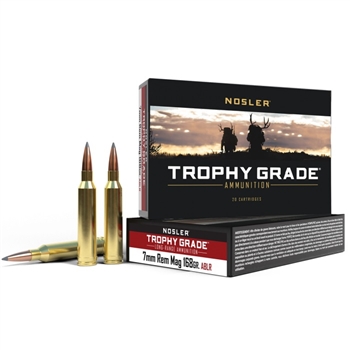 Nosler Trophy Grade Long Range - 7mm Rem Mag - 168 gr. - Accubond Long Range - 20 CT