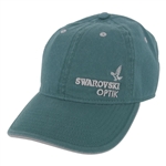 Swarovski - Low Profile Hat - Green w/ Grey Embroider - One Size Fits Most - 60439