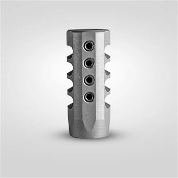 Christensen Arms  - Stainless Steel Side-Baffle Muzzle Brake - 30 Cal or Under -  Natural