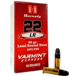 Hornady Varmint Express - 22 LR - 40 gr. Lead Round Nose - 50 CT