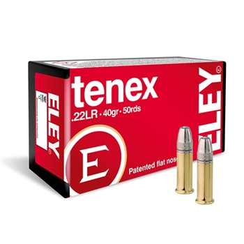 ELEY Tenex - 22 LR - 40 gr. - Lead Flat Nose - 50 CT